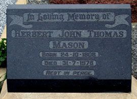 Herbert Mason Grave