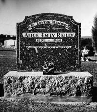 Alice Emily Reilly gravestone